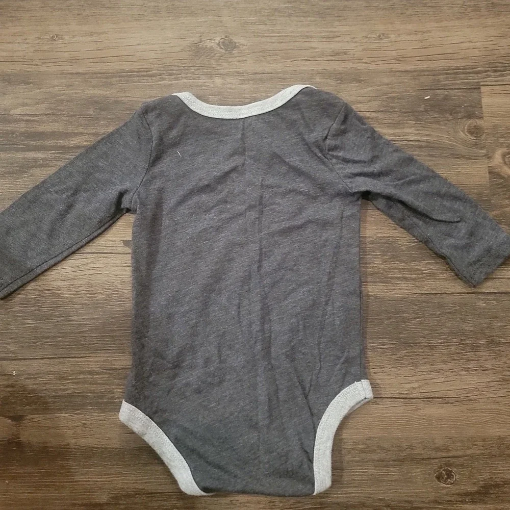 Harry Potter Baby Keeper Long Sleeve Bodysuit Gray‎ Quidditch 3-6 Months